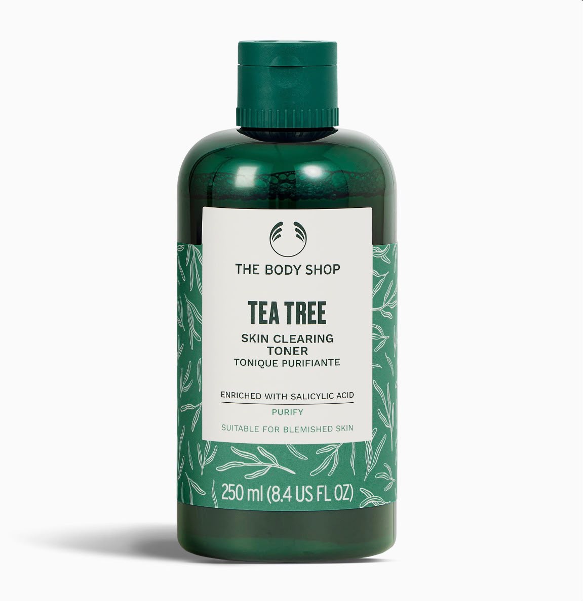 The Body Shop Tea Tree Skin Clearing Toner 250ml green bottle